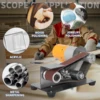 Mini Belt Grinding Machine Tool Sharpening Machine Sanding Grinding Electric Sander Home Diy Polisher Machine 110V/220V 5