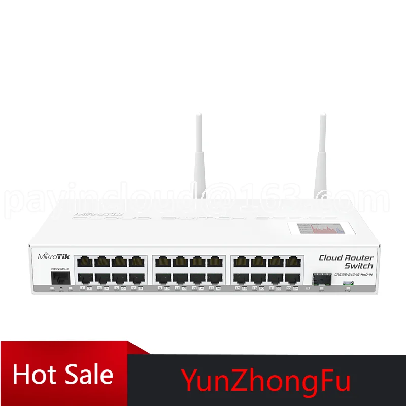 

Интеллектуальный трехслойный сетевой коммутатор MikroTik CRS125-24G-1S-2HnD-IN с оптическим портом и облачной маршрутизацией