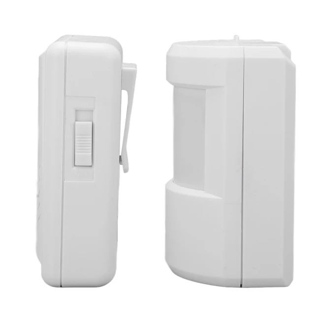 Wireless Driveway Alarm Infrared Transmitter Doorbell Receiver Motion Sensor Weatherproof for Home Security System new 2