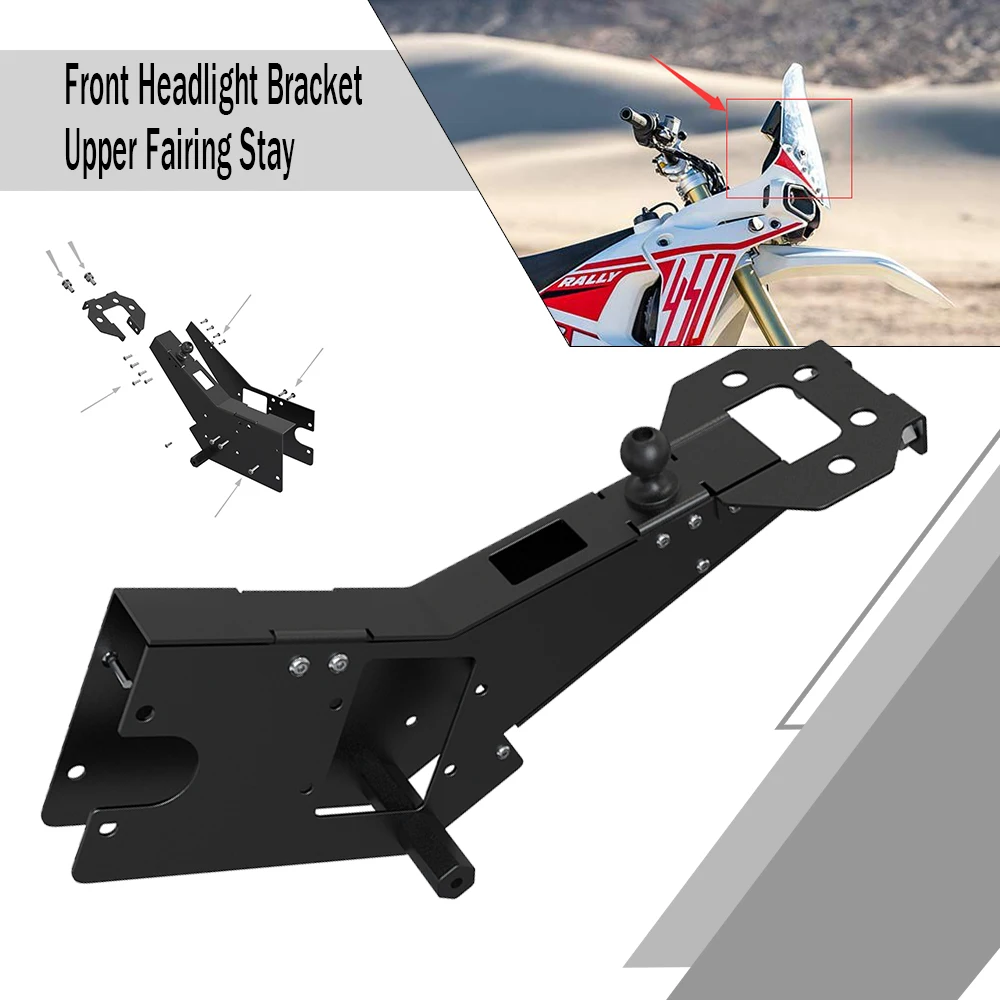 

For KOVE 450 Rally 2022 2023 2024 Motorcycle Accessories Head Light Holder Upper Fairing Stay Indicators Front Headlight Bracket