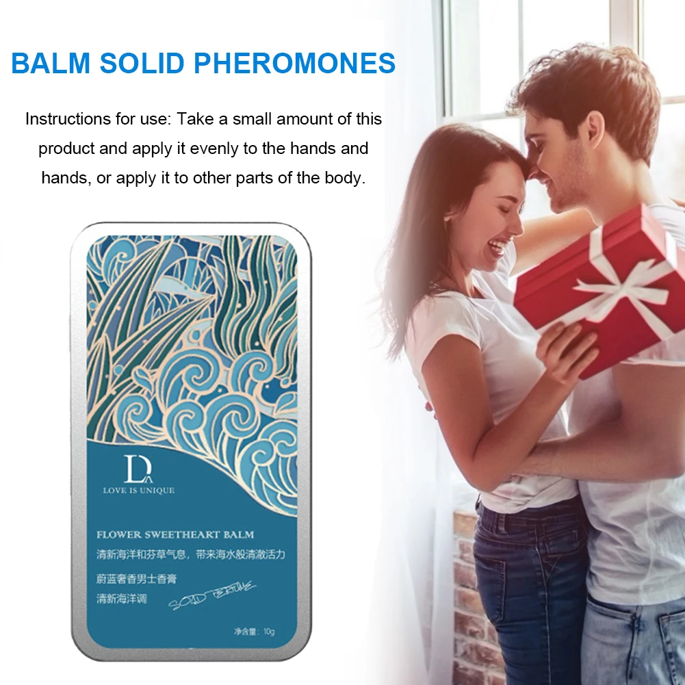 Sdotter Solid Balm Mild Long Lasting Aroma Dating Fragrances Adult Pheromone Perfume for Women Men Temptation Deodorants Antiper