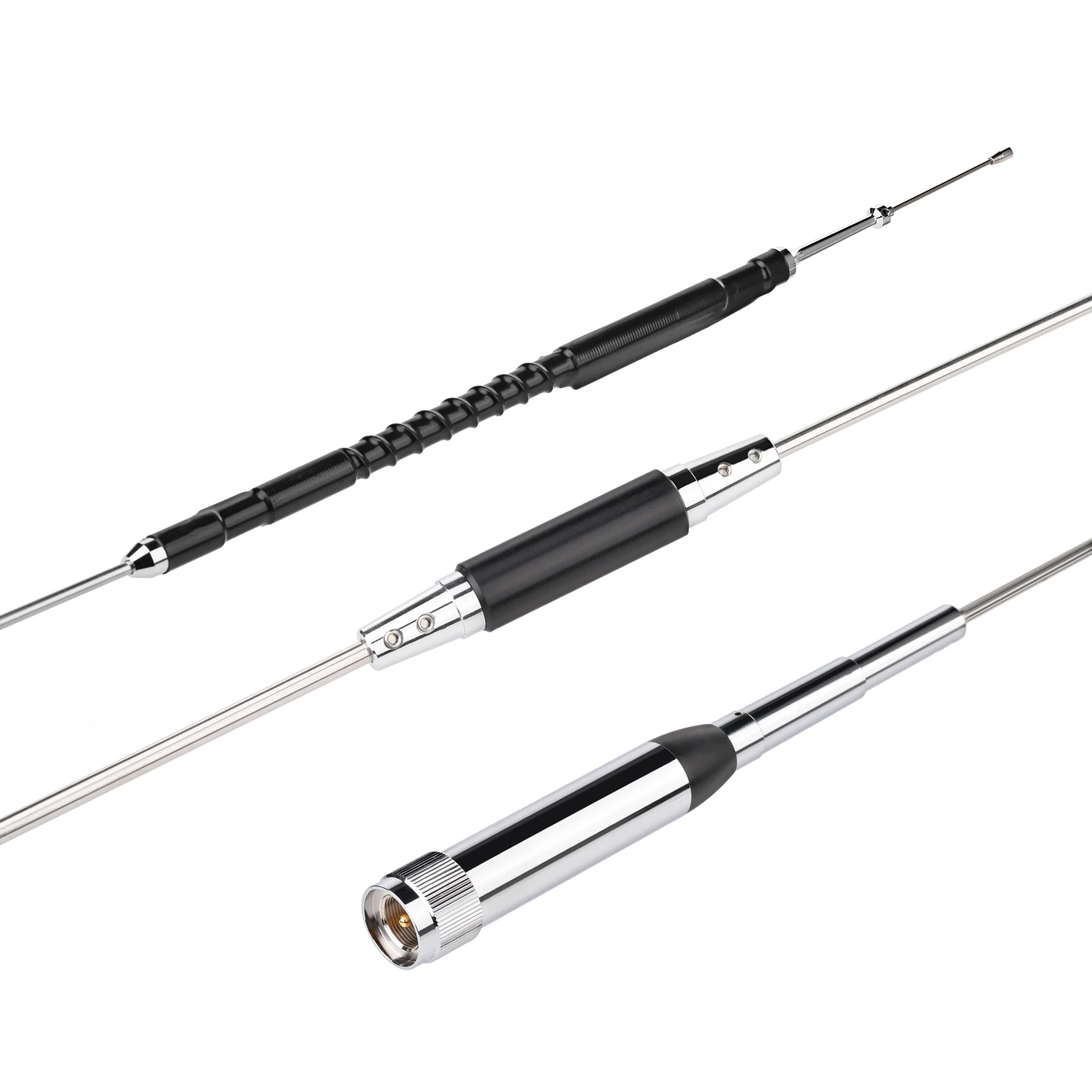 Stainless Steel Quad Band Mobile Ham Radio Antenna