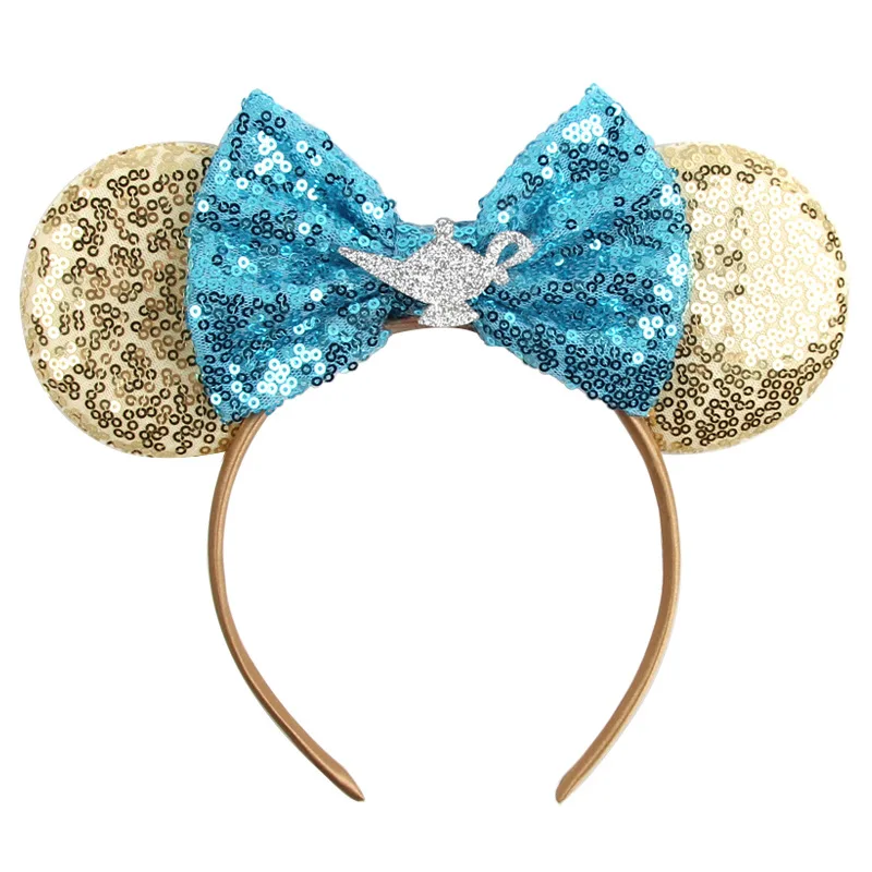 Hair Accessories Disney Hair Accessories Mickey Headbands Castle Fireworks Show Headbands Children's Amusement Park Hair Accessories