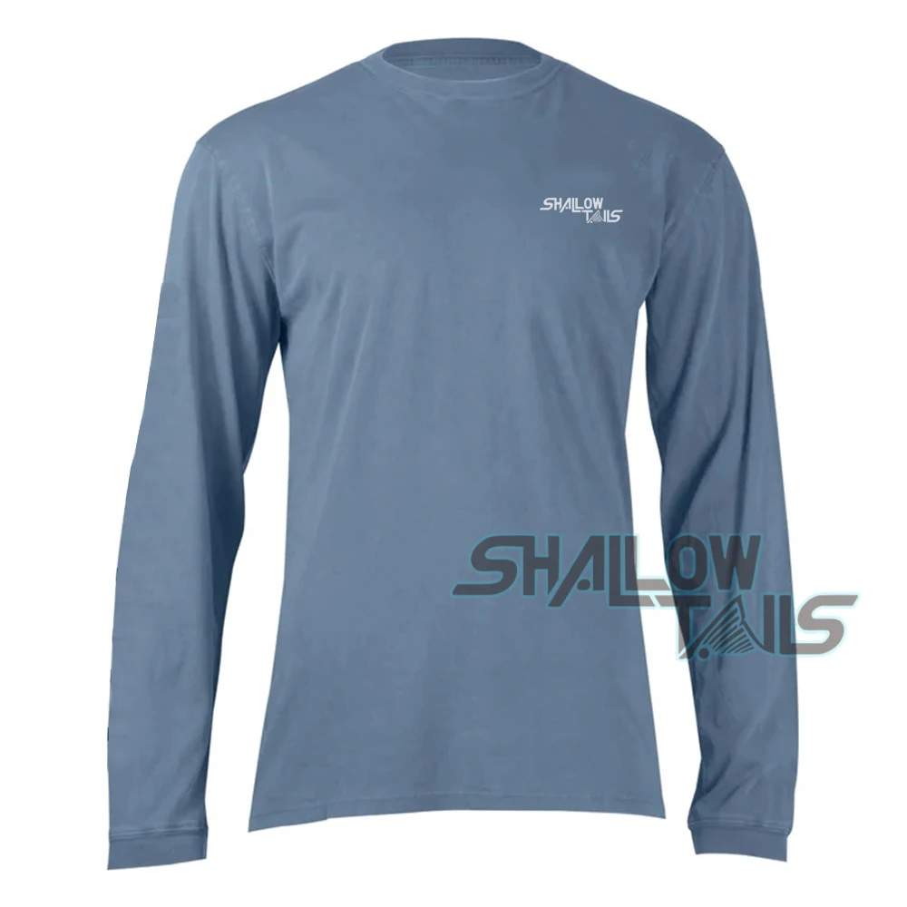 Shallow Tails Fishing Shirt Long Sleeve Custom Performance Protection UV  Sun UPF Men Quick Dry Shirt Outdoor Sport Fish Clothing - AliExpress