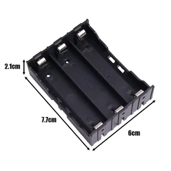 Lithium Battery Storage Box: Versatile 18650 Holder (3 Slot)