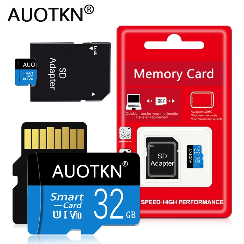 Microsd V10 Memory Card 64GB 32GB 16GB 8GB TF Card C10 High Speed 64