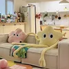 160cm Giant Long-legged Star Plush Pillow Cute Pink Flower Sofa Stuffed Cushion Birthday Gift 2