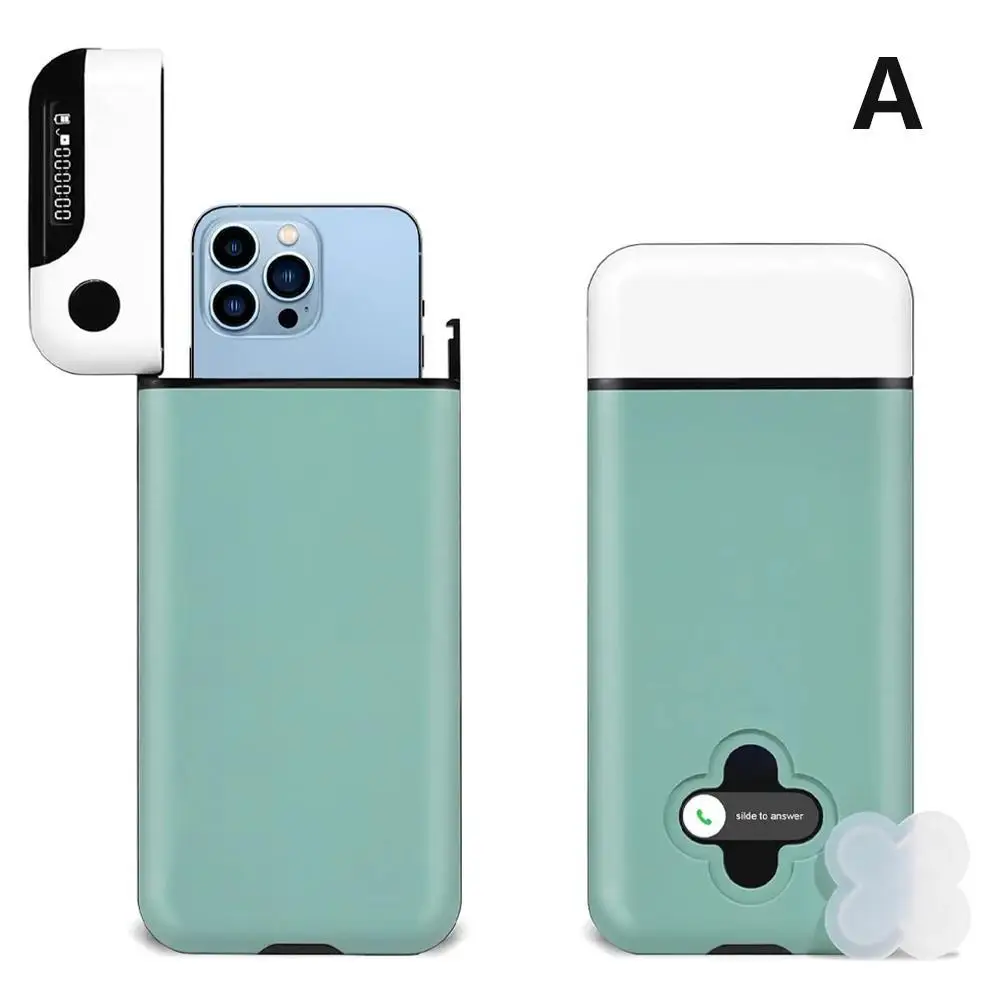 תיבת נעילה ניידת לטלפון חכם עם שעון טיימר, תיק נעילה בטוח לטלפונים ניידים, תיבת נעילה מותאמת אישית לטלפונים סלולריים ﻿