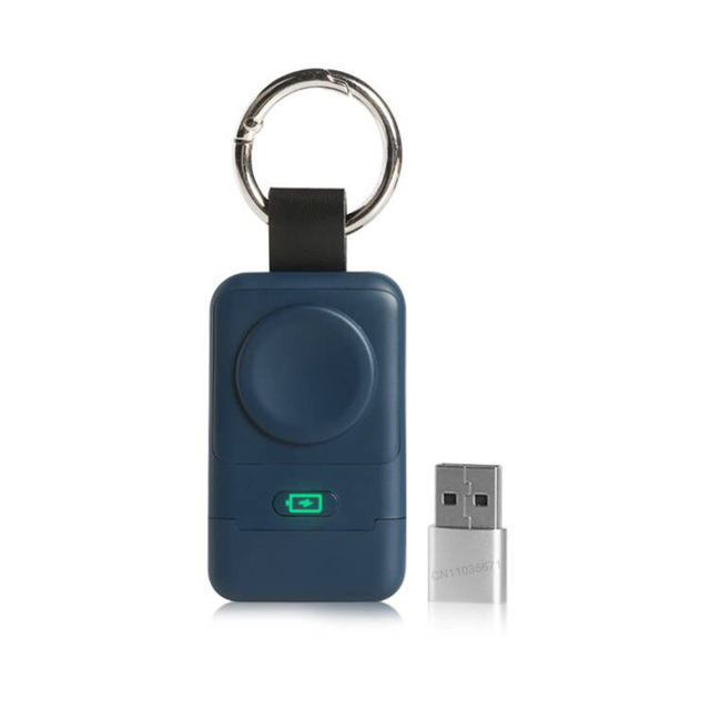 Wireless Charger For Apple Watch 7 Keychain USB C 1400Mah Charger Dock For Apple Watch 6 5 4 Iwatch