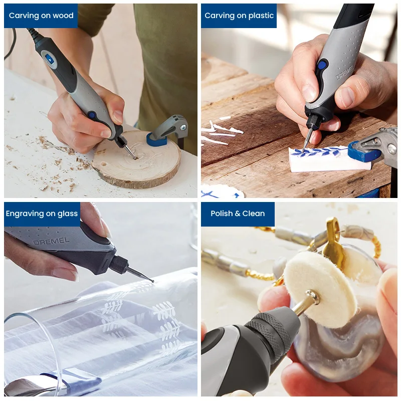 DREMEL STYLO + 10 Accessorized Advantageous Kit grinding machine hobby tool  glass, wood, leather, stone and metal in materials such as use - AliExpress