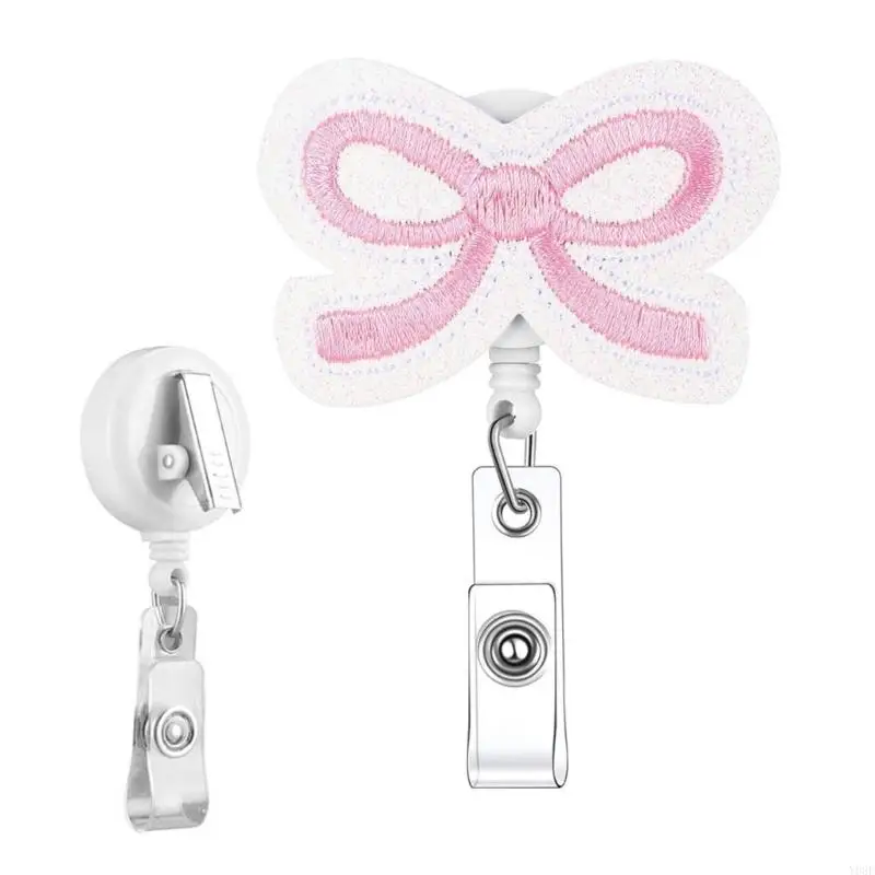 Einstellbare Abzeichenhalter mit abnehmbarem Stoff Bowknot 6 -Pieces für Krankenschwesternkliniken und Angehörige der Y08E – Detail 8