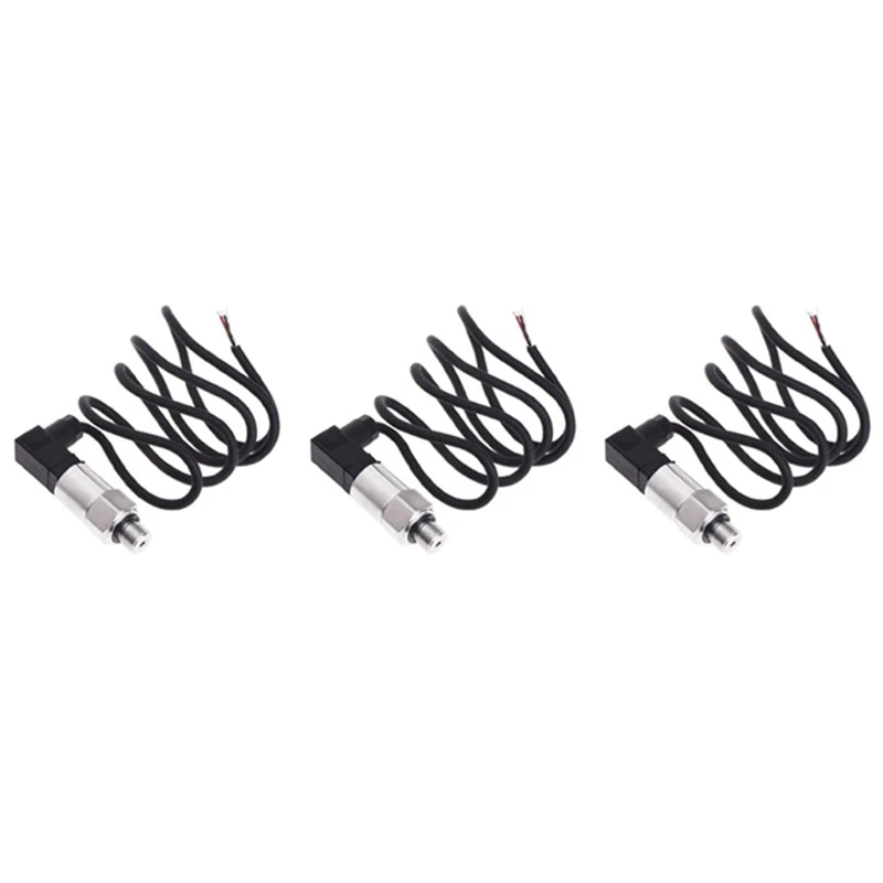 

3X Pressure Transmitter Pressure Transducer Sensor 0-10Bar 9-32VDC G1/4 4-20MA 0.5%
