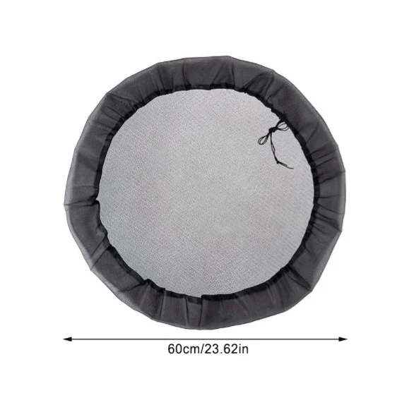 1pc 60/80cm Mesh Cover Netting For Rain Barrels Water Collection Buckets Cover Water Tank Protection Lid Garden Supplies