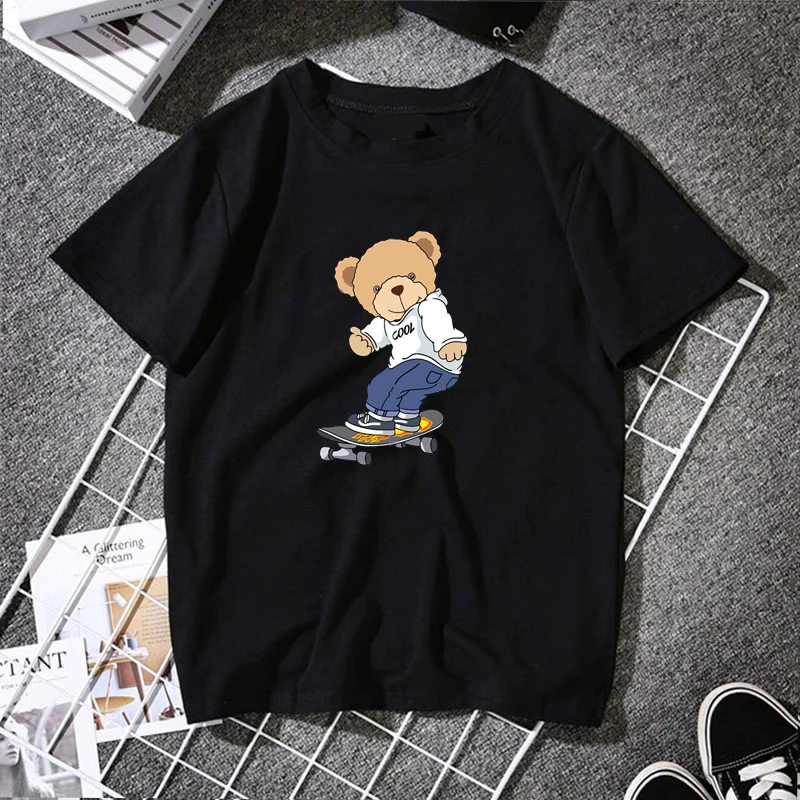 momentel tシャツ　Love Bear Cupid T-Shirt Girl's Care Bears Valentine's Day Love-a-Lot Bear Cupid T