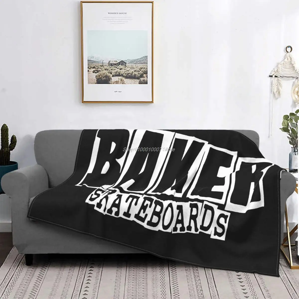 Baker Skateboards Logo Black M 2Xl Oversize Style Middle Aged Cheap Sale Promotion Cotton Brand New Pop Flannel Blanket |