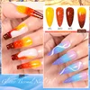 6Pcs Thermal Gel Nail Polish Set Winter 3 Layers Temperature Color Changing Semi Permanent Varnish Soak Off Nail Art Gel Kit 5