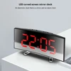 Creative Digital Alarm Clock Snooze Night Mode Smart Alarm Clock USB Charging/Battery Powered Electronic Alarm Clock for Bedroom 6