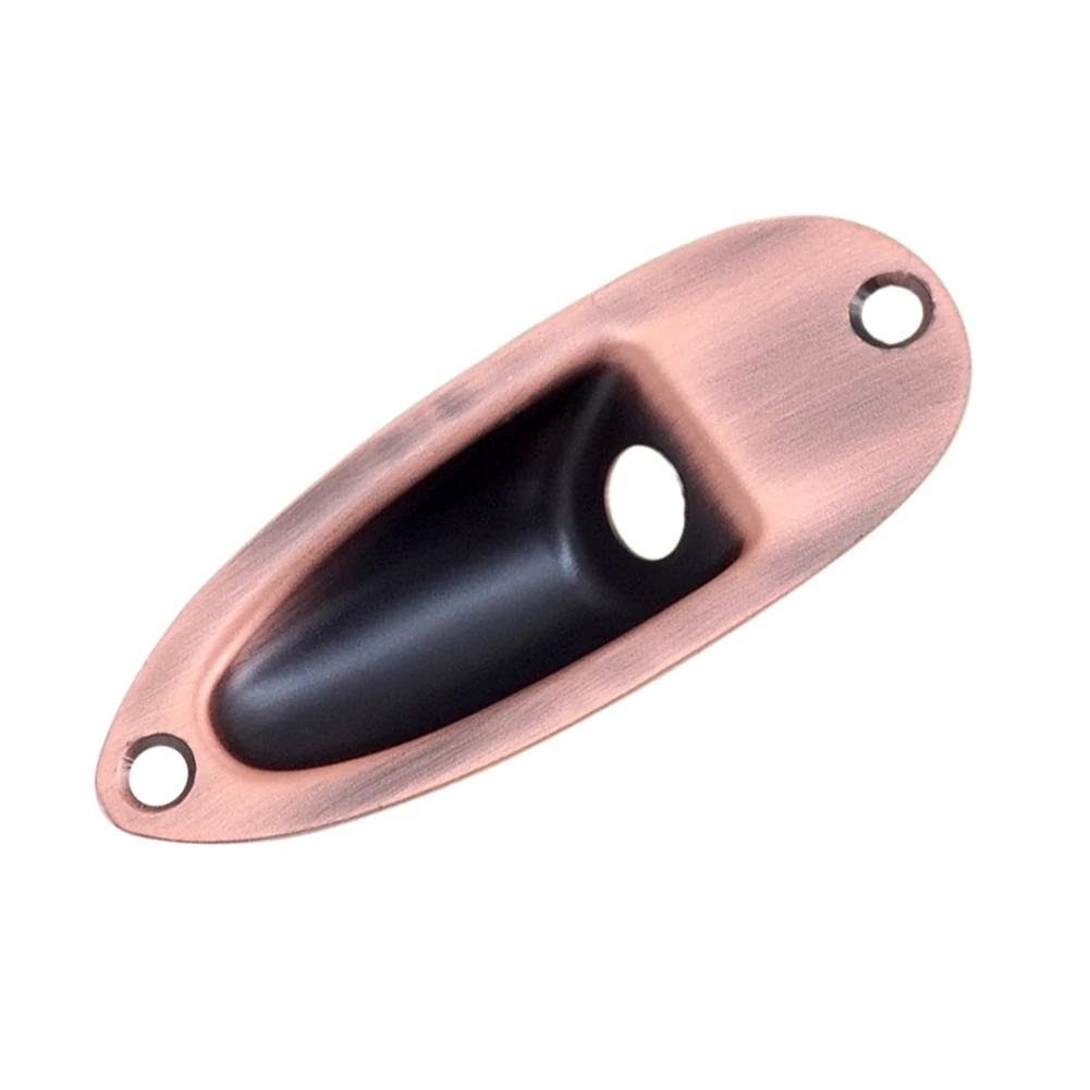 Metall Eingang Jack Buchse Platte Mit Schrauben Für Strat Stil Elektrische Gitarre Zubehör Guitarra Pickup Ausgang Eingang Jack Buchse – Detail 7