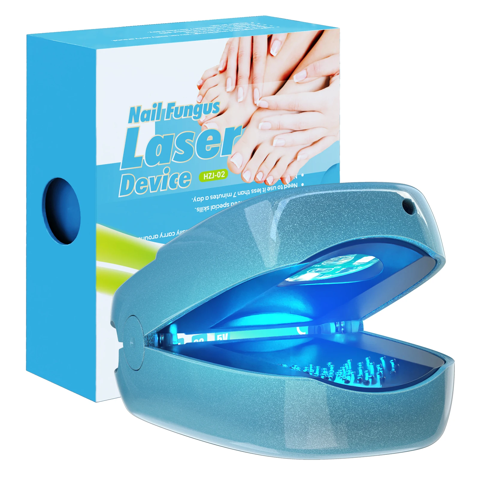 Blue Color Nail Fungus Laser Device 7 Minutes Painless Nail Treatments