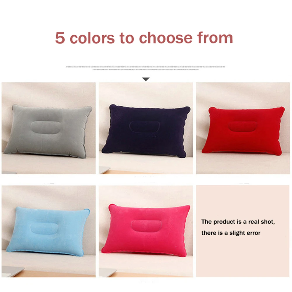 The Wild Medium Folding Outdoor Travel Sleep Pillow Portable Camping Tent Inflatable Pillow Airplane Comfort Sleep