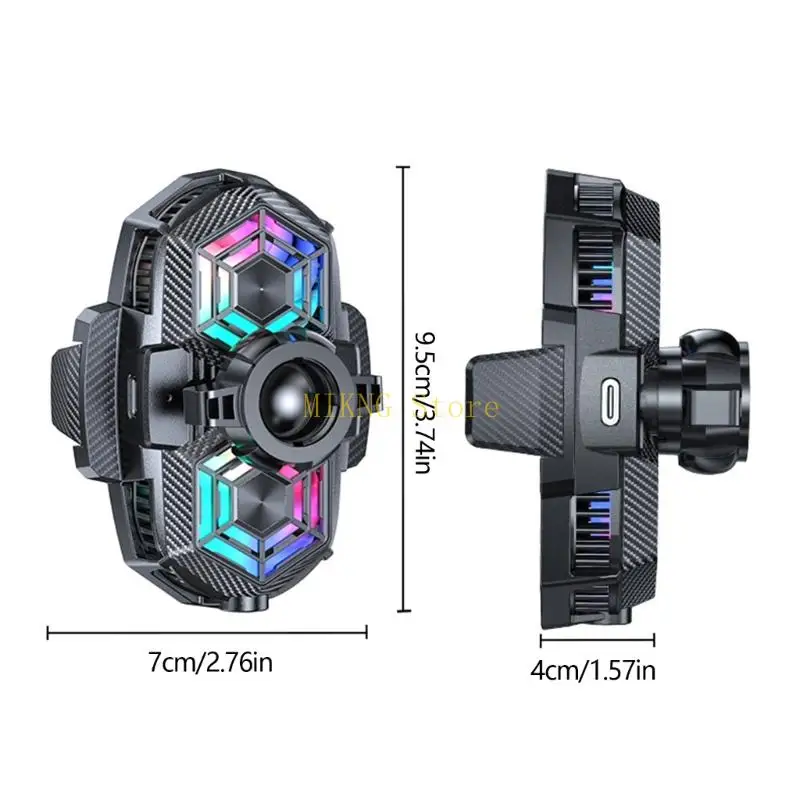 17mm 볼 헤드 1/4 나사 구멍이 있는 고성능 휴대폰 냉각 스탠드 최고 판매