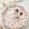 INS Baby Round Ocean Ball Pool Pit Indoor Playground Cartoon Toys Children's Playpen Fence Kids Safety Barrier Room Decor 5