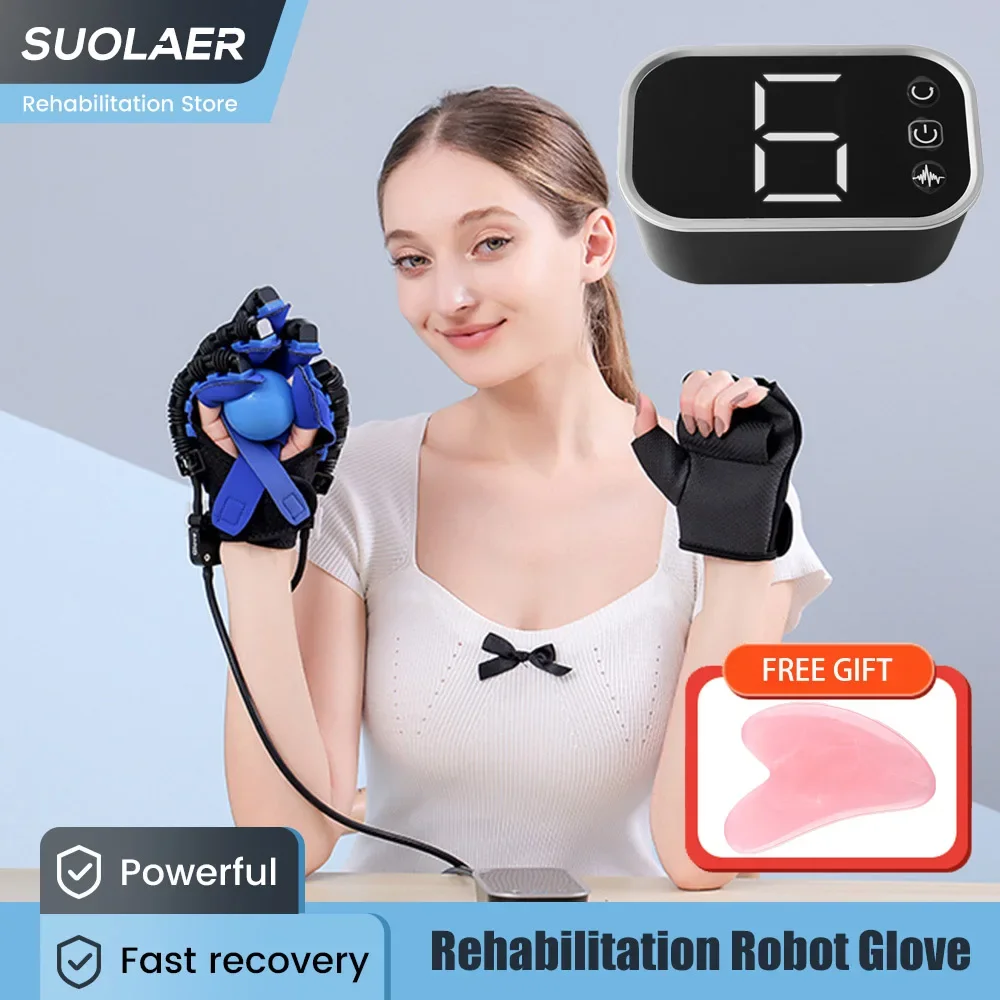 Rehabilitation Machine Stroke Hand Robot Gloves Hemiplegia Finger Rlabilation Cerebral Infarction Palsy Physiotherapy Training