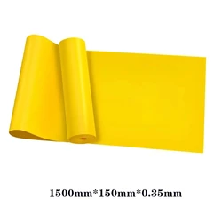 Enhanced Resistance Bands for Yoga, Pilates & Strength Training - Durable, Elastic Exercise Bands for Home Gym & Physical Therapy Workouts (Yellow)