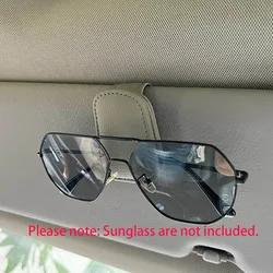 Magnetic Leather Car Sunshade Sunglasses & Ticket Holder (No.3)