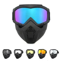 Lunettes de soleil de sport en plein air, masque coupe-vent, lunettes de vélo Hd, lunettes d'équitation, protection UV, été 1