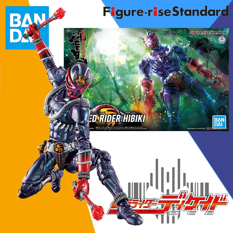 

Bandai Figure-rise Standard KAMEN RIDER FRS MASKED RIDER HIBIKI Assembly Anime Action Figure Model Toy Gift for Children