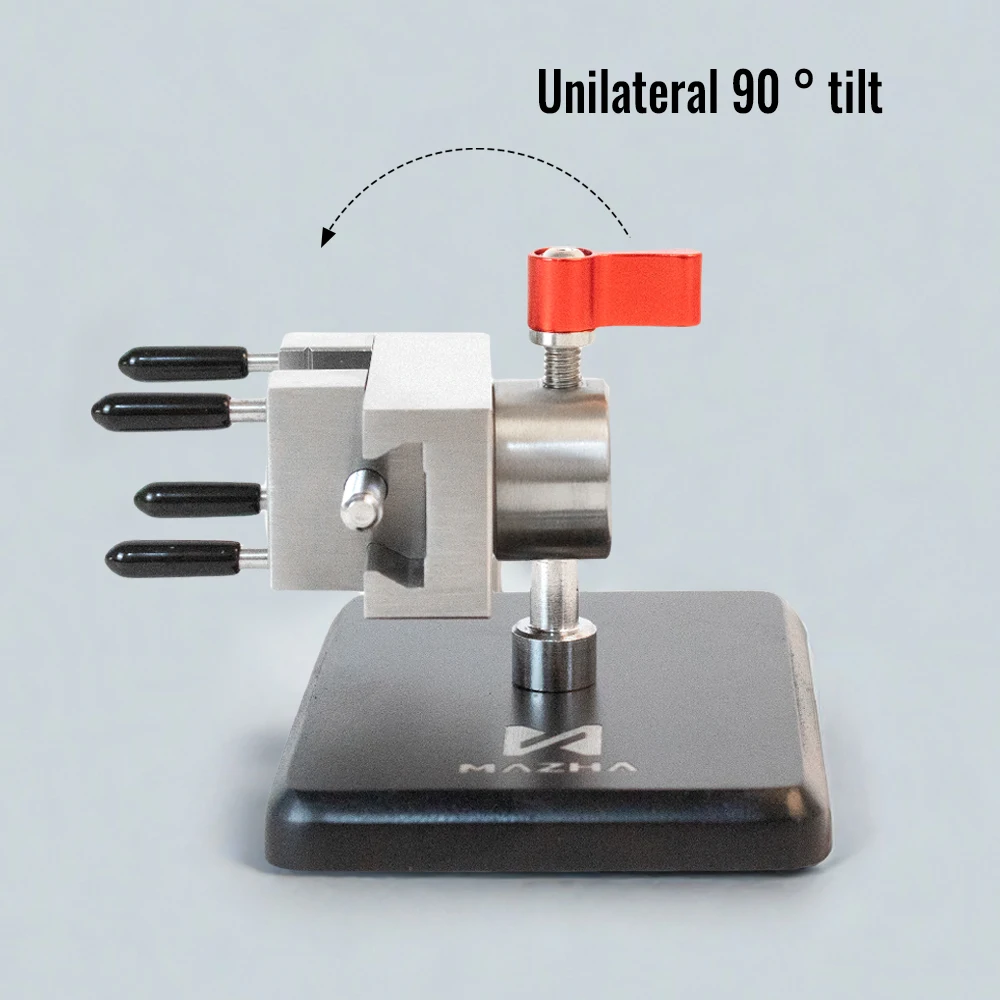 2-in-1 Universal Model Building Tool Holder for Military & Gundam Model Making DIY 360° Rotating Clamp Antiskid Vise & Bender 2