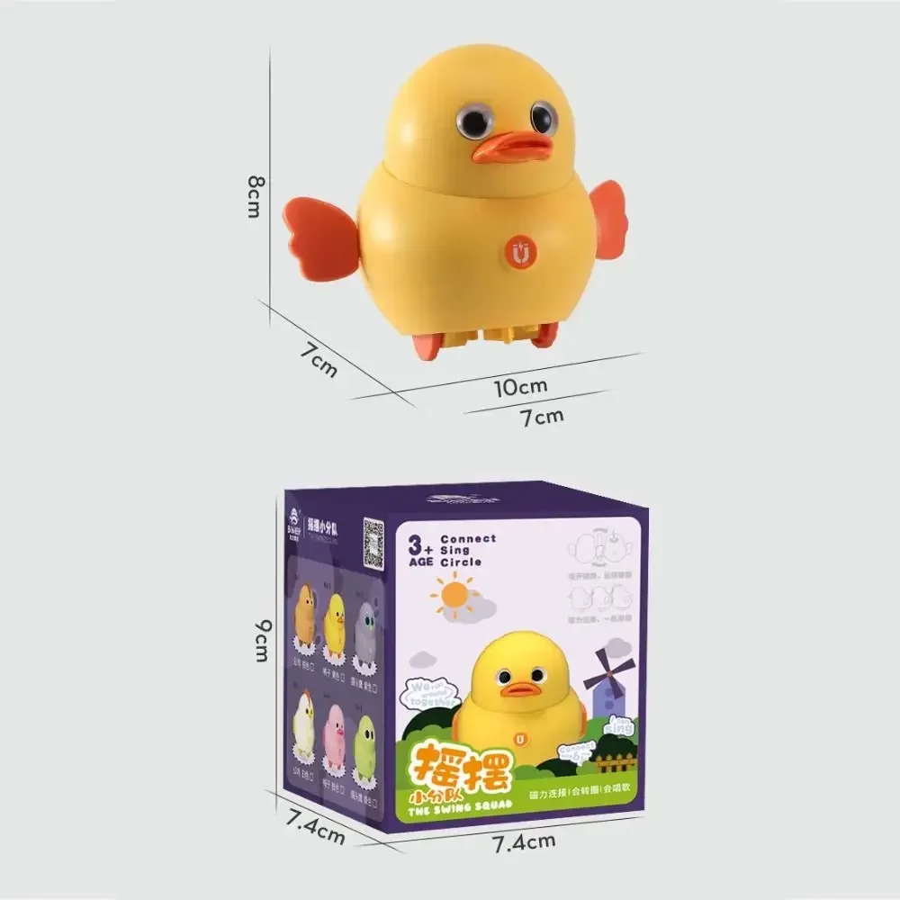 Magnetic Electric Walking Chick Duck Chick Magnetic Swinging Chicken Cartoon Electric Electric Walking Duck Kids 4