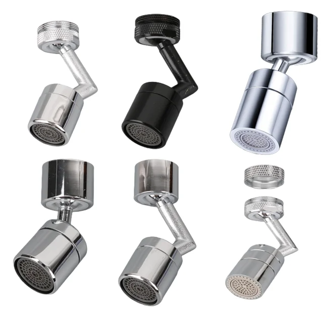 เครื่องใช้ไฟฟ้าในครัวสากล 720 °   Rotatable Splash Filter ก๊อกน้ํา Sprayer หัวยืดหยุ่นห้องน้ํา Tap Extender อะแดปเตอร์หัวฉีดโฟม 1
