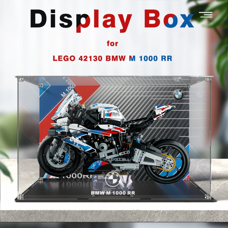 Acrylic Display Box For Lego 42130 Bmw 1000 Rr Dustproof Clear Display