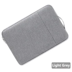 Waterproof Portable Laptop Sleeve Handbag Case with Zipper - HP Laptop 15.6inch (Light Grey)