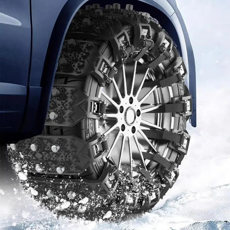 

Anti-Skid Iron Car Tire Snow Chains Emergency Mount Metal Snow Chain Mud Sand Tyre Chains Double Grooves travel Anti-Skid Chain
