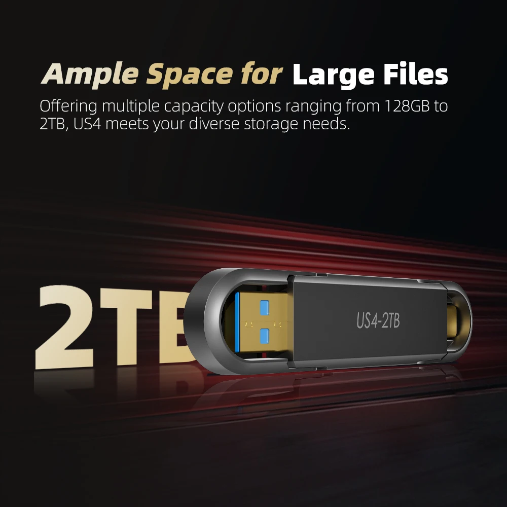 KingSpec 256gb 512gb 1TB Portable SSD USB Gen2 Type C