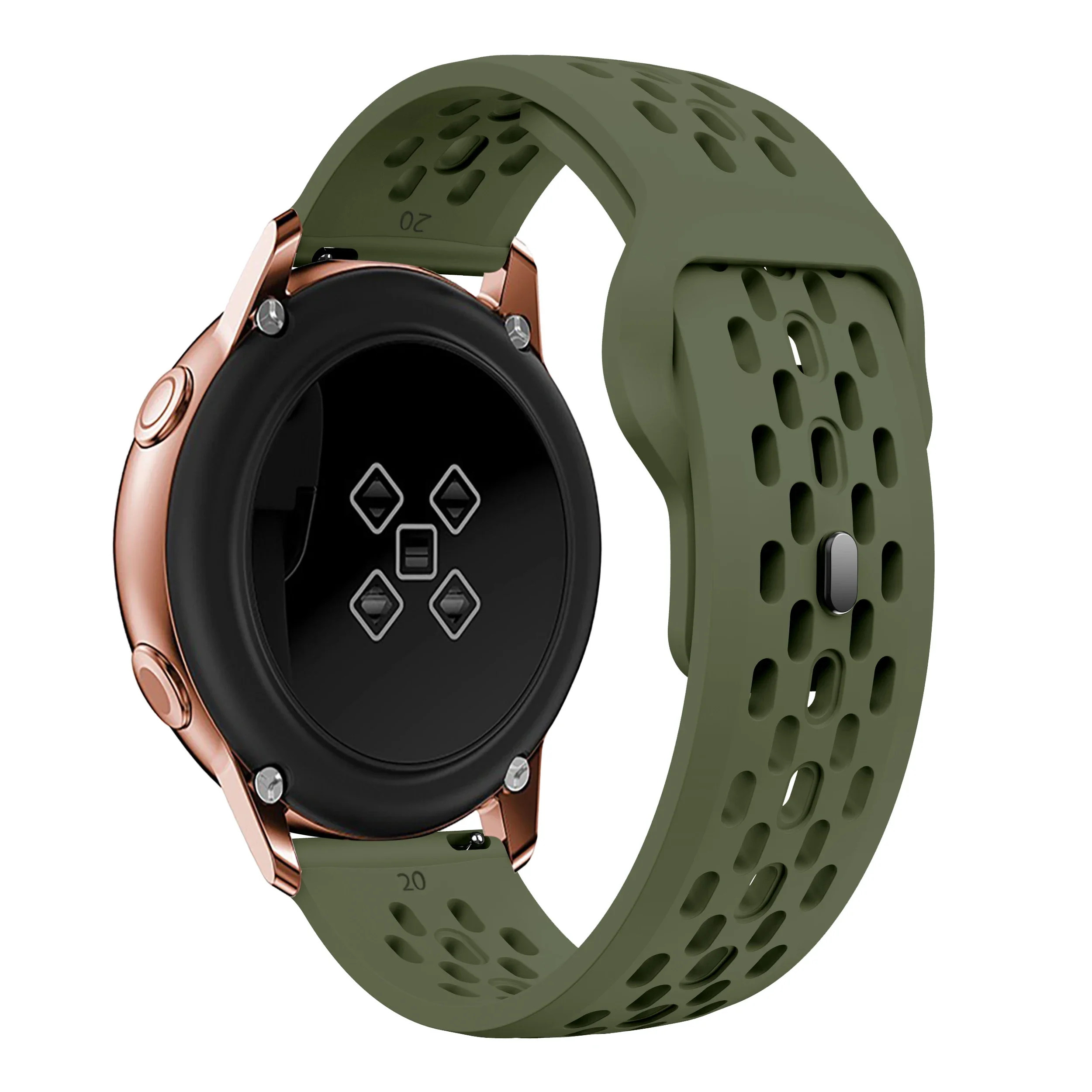 Versatile Silicone Watch Band in Multiple Sizes