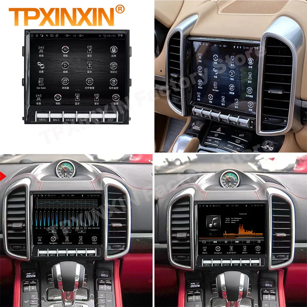 

Android 10 Tesla Multimedia Stereo For Porsche Cayenne 2010 2011 2012 2013 2014 2015 2016 GPS Radio Receiver Player Head Unit