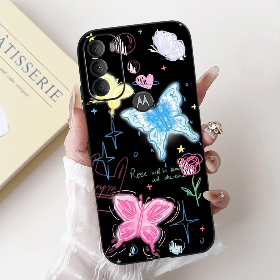 Luxury Cute Cartoon Cat Shockproof Silicone Phone Case - 6.4 Fashionable Back Cover