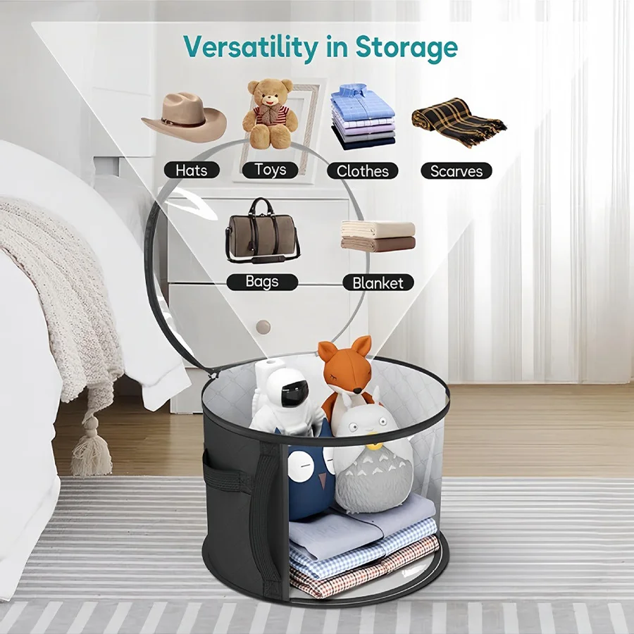 PVC Non-Woven Fabric Hat Storage Bag Durable Protective Case for Cap Organization And Protection 5