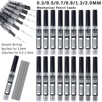 6Boxes Long 60mm Mechanical Pencil Lead 0.3 0.5 0.7 0.9 1.3 2.0mm HB Refills Leads Art Drawing Automatic Pencil Accessories 1