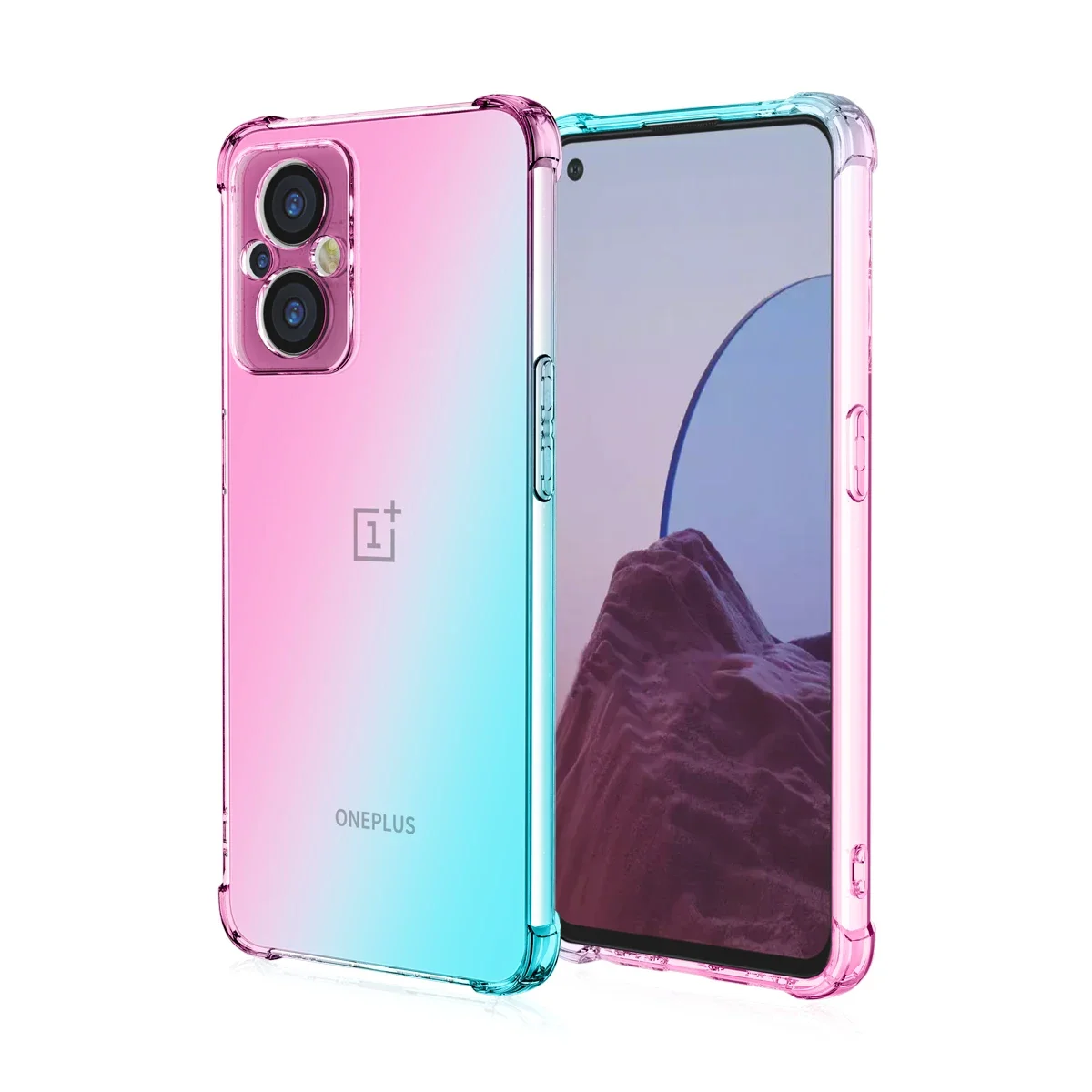 

Case for Oneplus Nord N20 5G Clear Cute Gradient Slim Anti Scratch Flexible TPU Shockproof Cover for OnePlus Nord N20 5G Case