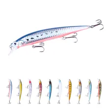

14cm 18g Minnow Fishing Lure Artificial Hard Bait Bionic 3D Eyes Wobbler Crankbait Bass Carp Pike Fishing Tackle