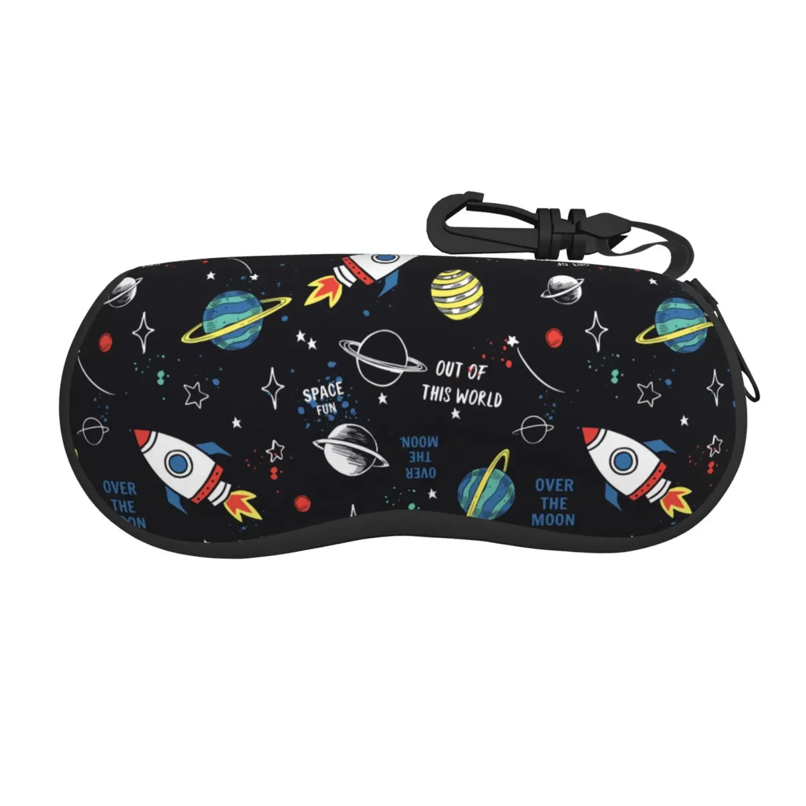 

Glasses Bag Protective Case Space Planets Rockets Women Men Sunglasses Case Box Reading Eyeglasses Box Accessories