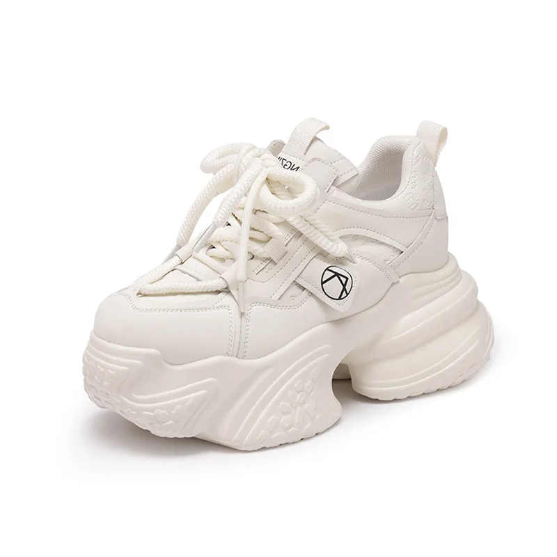 Fashion Height Increasing Sneakers Women Breathable Sneakers for Women Outdoor Spring Shoes for Women New Trendy Chunky Sneakers