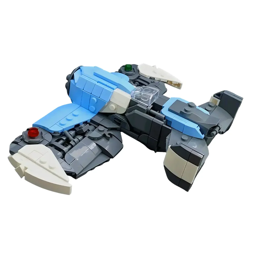 MOC CYPERSKY-TOMTIT AIRPLANE Building Blocks Cyberpunk Series Aircraft ...