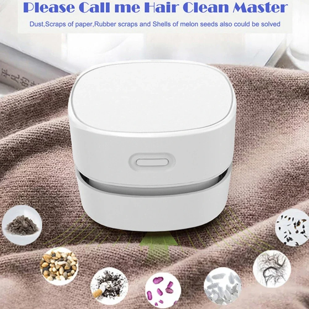 Wireless Mini Handheld Vacuum Cleaner Rechargeable Portable Desktop Cleaning Brush All in One Household Mini Vacuum Cleaner