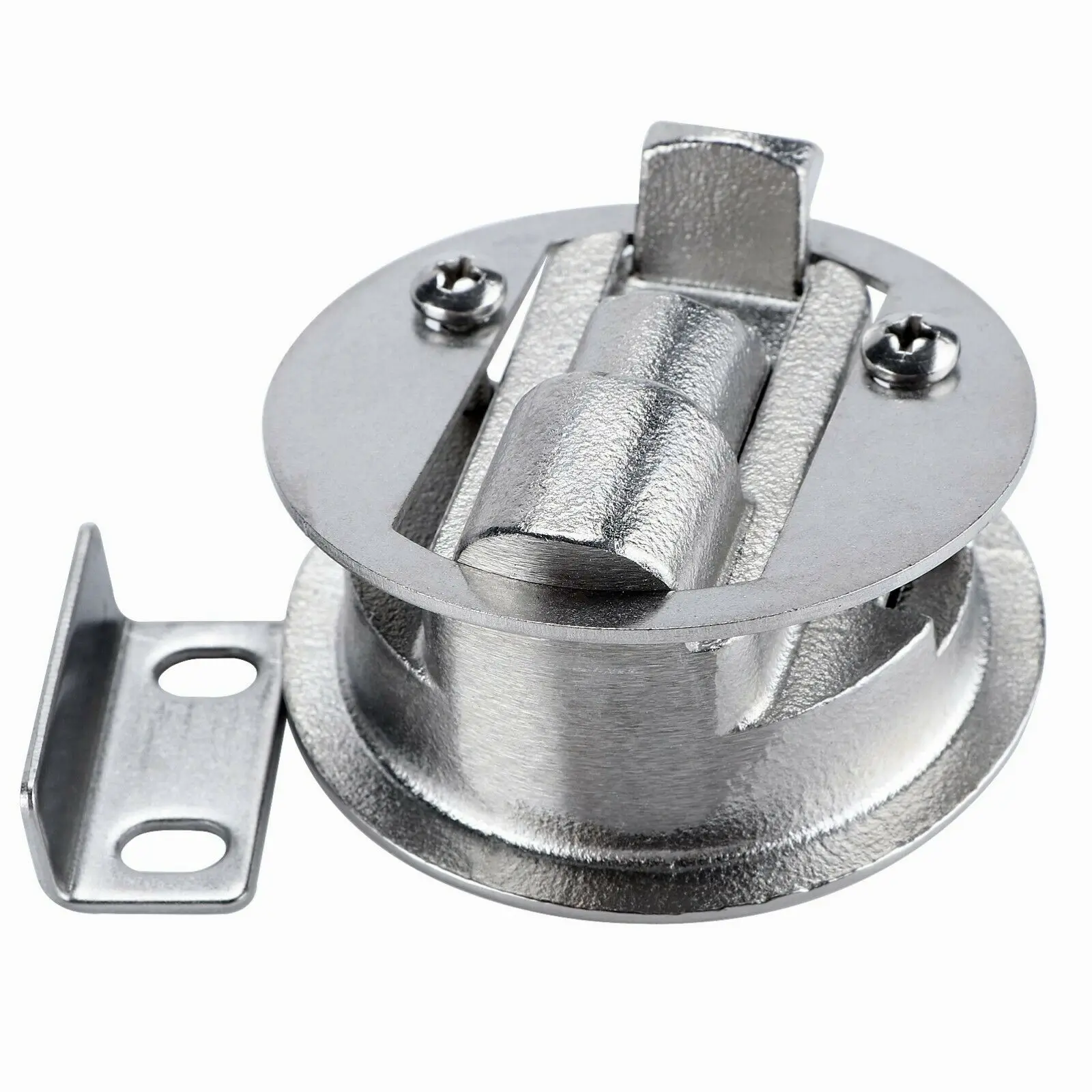 Boat Parts Accessories A Pair Boat  2\'\' Floor Latches Turning Lock Lift Handle Marine Stainless Steel